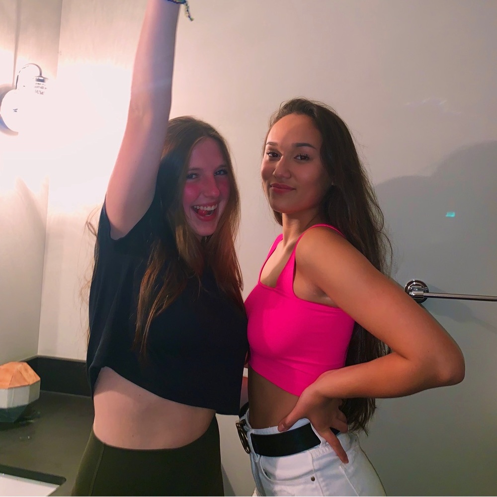 Hot Pink Crop Top